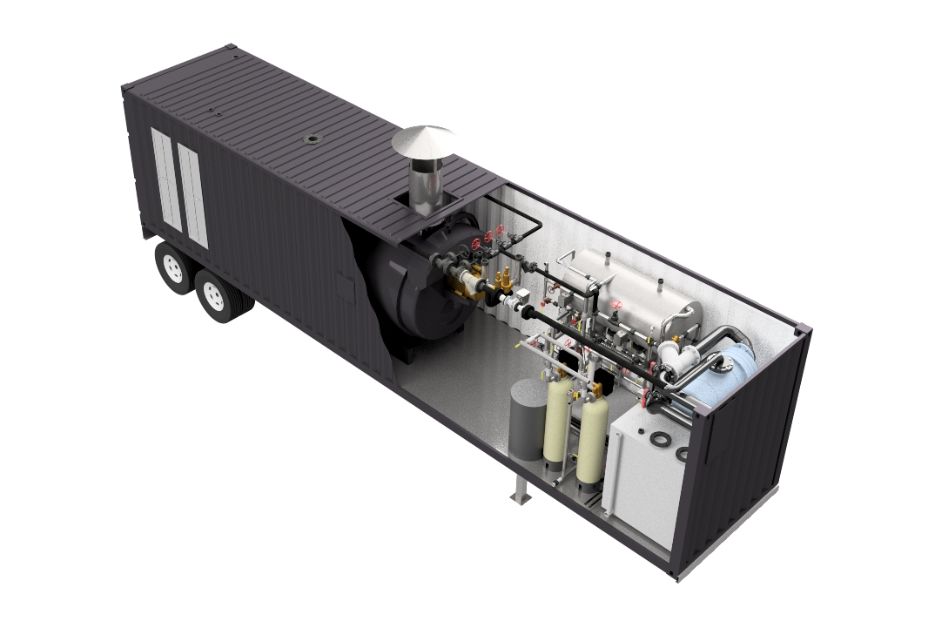 Portable boiler room RH350